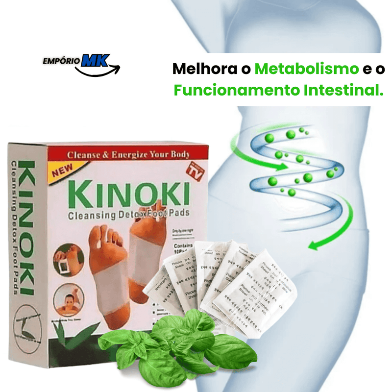 Kit Adesivo Detox - Elimina Dores e Inchaços - 100% Natural - Empório MK