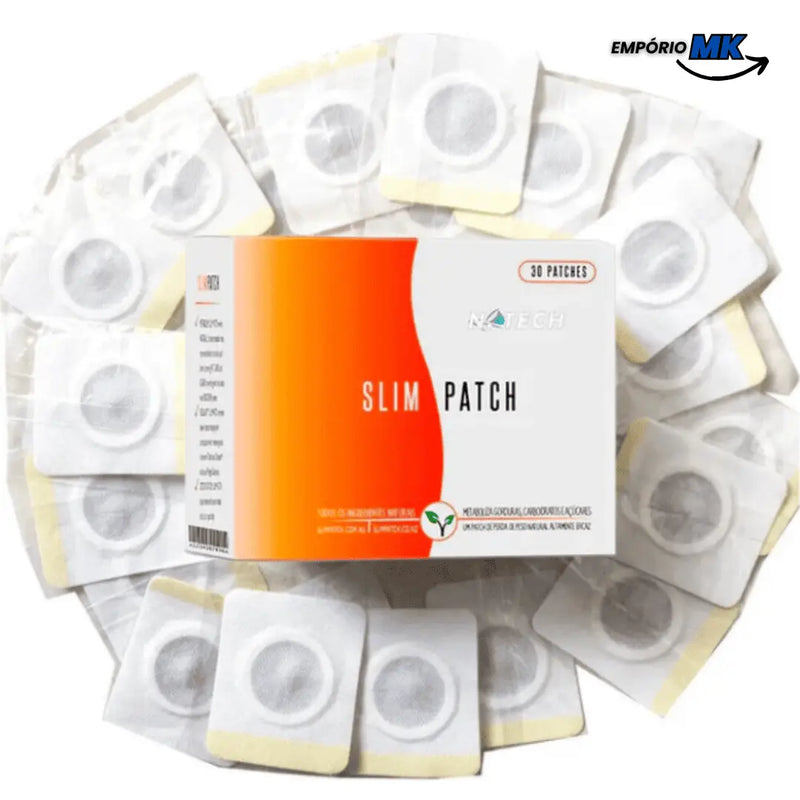 Adesivo Emagrecedor SlimPatch - Kit Detox para Redução e Modelagem Abdominal Empório MK