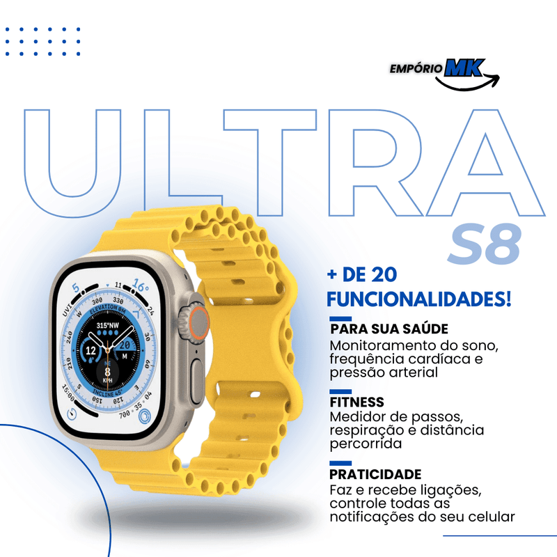 SmartWatch S8 Ultra™ - Empório MK