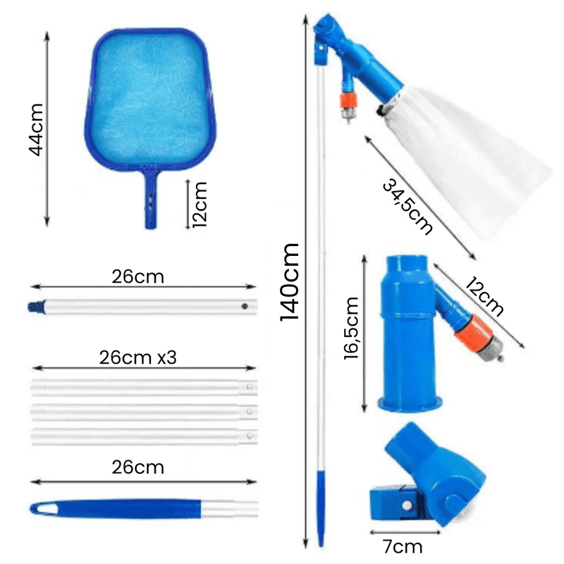 Kit Completo - Limpe sua Piscina Empório MK