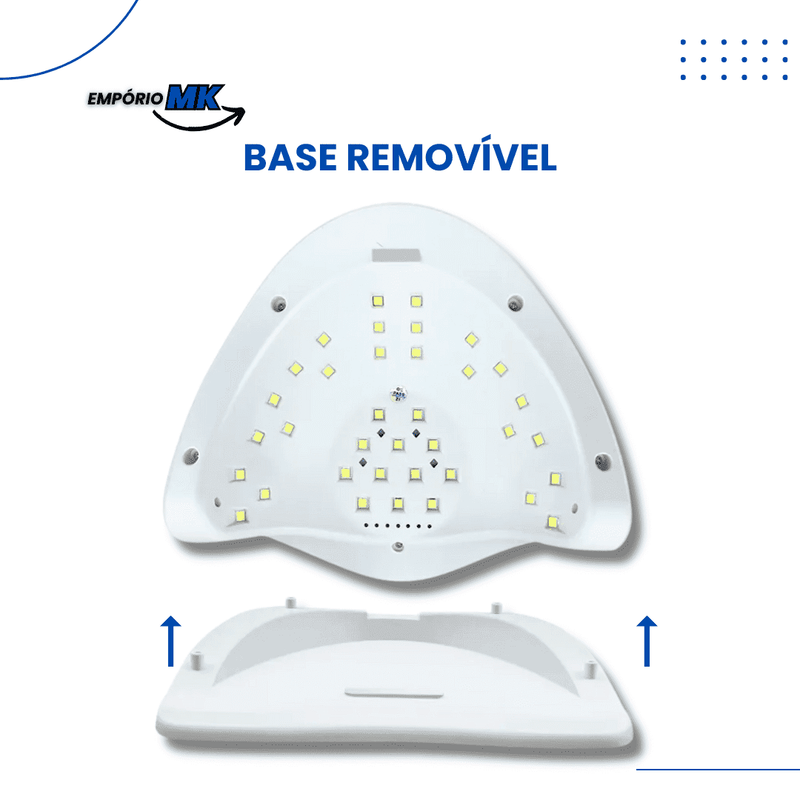 Lâmpada LED e UV - Secadora de unhas em gel com Sensor de Movimento - Empório MK