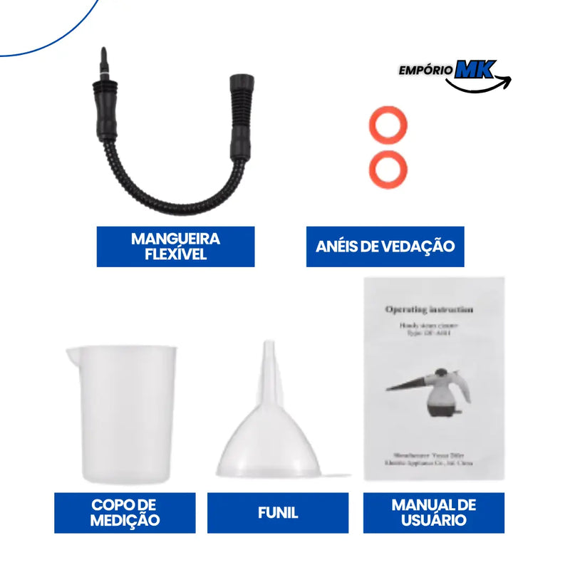 Vaporizador Doméstico 9 em 1 - Máquina a Vapor de Alta Temperatura